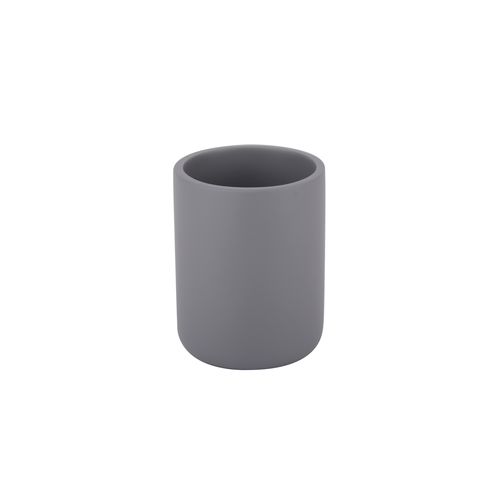 Vaso portacepillos de dientes para baño PUMP  Gris oscuro mate