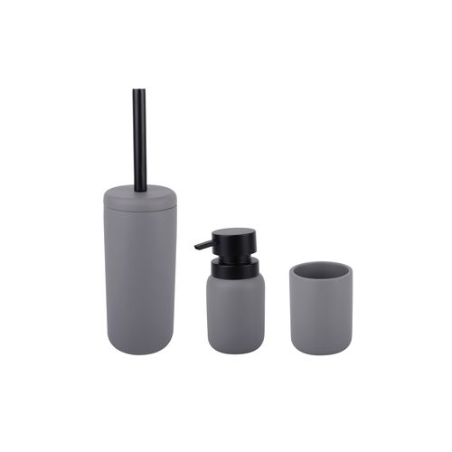 Vaso portacepillos de dientes para baño PUMP  Gris oscuro mate
