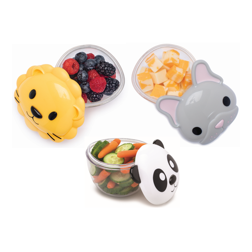 MELII tupper plÃ¡stico para snack o merienda - Panda