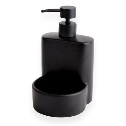 Dosificador de jabn para cocina MATE - negro mate