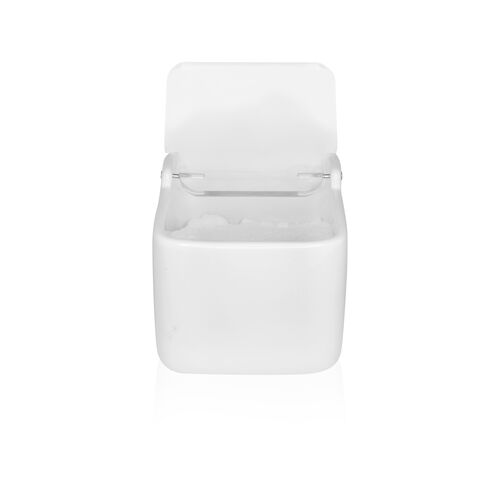 Salero de cocina  con tapa acrílico SQUARE - blanco