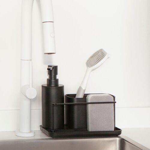 Dosificador de jabÃ³n para cocina NORDIC - Negro mate